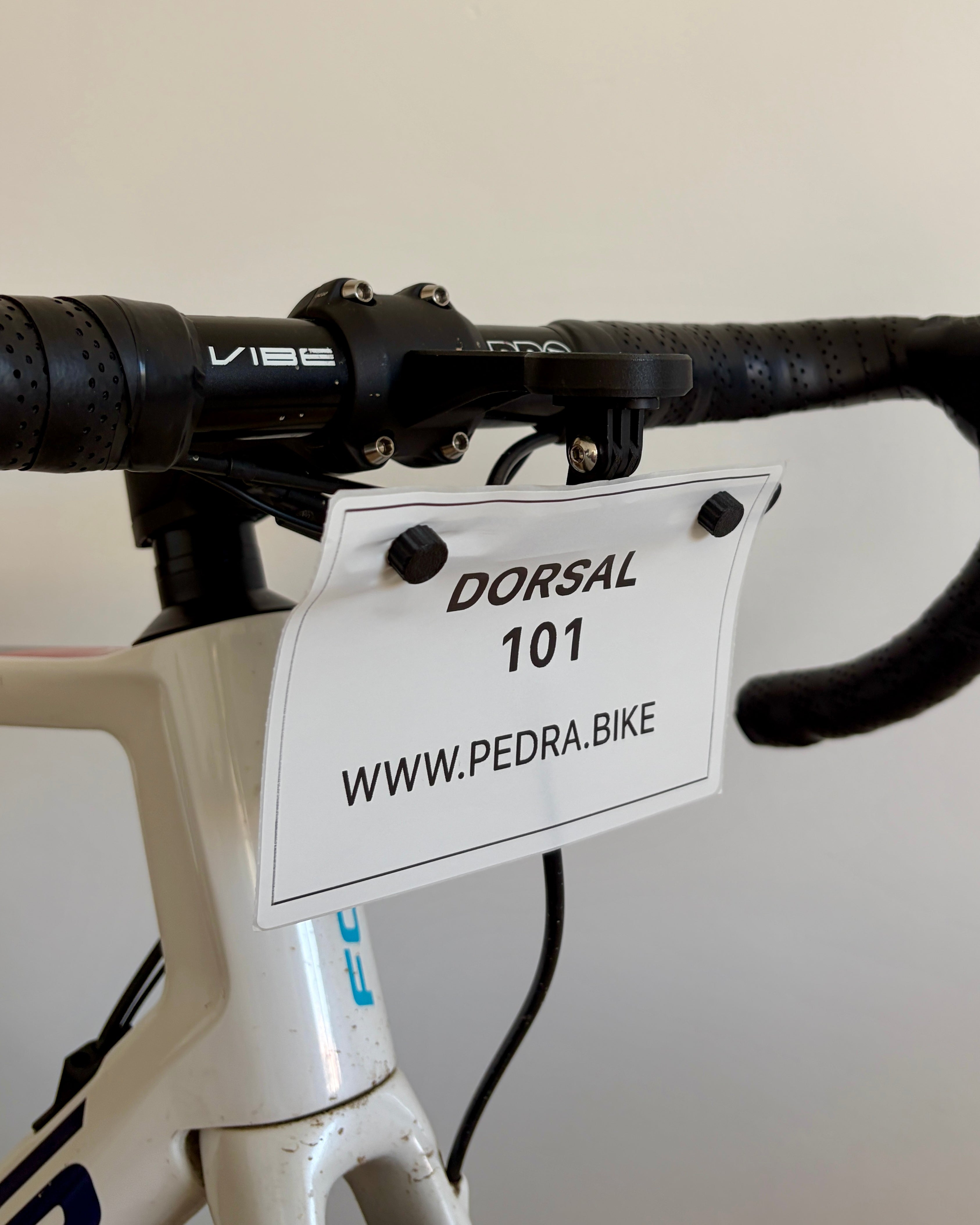 Soporte Frontal de Dorsal (Compatible con anclaje GoPro)